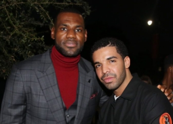 IMAGE DISTRIBUTED FOR STARZ ENTERTAINMENT - LeBron James, left, and Drake pose together at the premiere of the STARZ original series "SurvivorÌs Remorse" on Tuesday, Sept. 23, 2014 in Los Angeles. "SurvivorÌs Remorse" premieres Saturday, Oct. 4 exclusively on STARZ . (Photo by Matt Sayles/Invision for STARZ EntertainmentAP Images) ORG XMIT: INVL