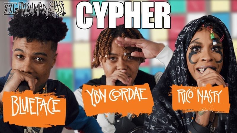 blueface rico nasty e ybn cordae rimam juntos no cypher xxl freshman 2019 1