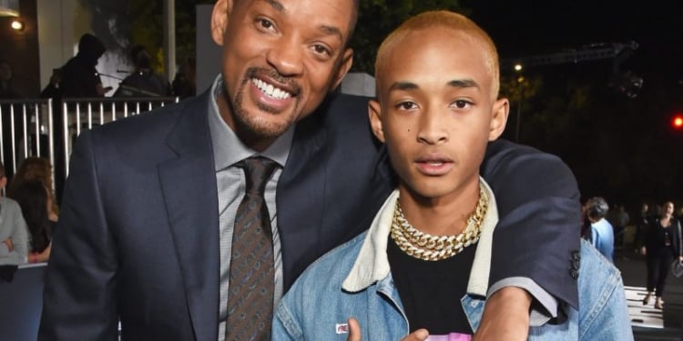 LOS ANGELES, CA - DECEMBER 13:  Will Smith (L) and Jaden Smith attend the LA Premiere of Netflix Films 'BRIGHT' on December 13, 2017 in Los Angeles, California.  (Photo by Michael Kovac/Getty Images for Netflix)