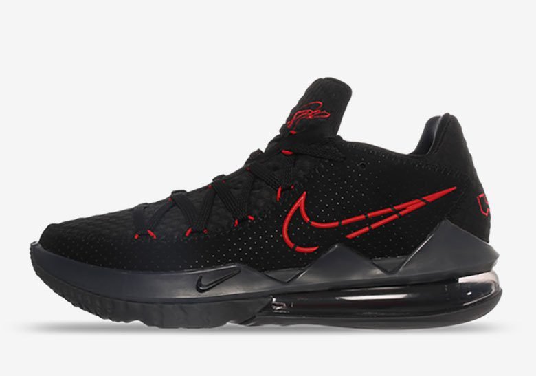 nike lebron 17 low black red CD5007 001 1 1