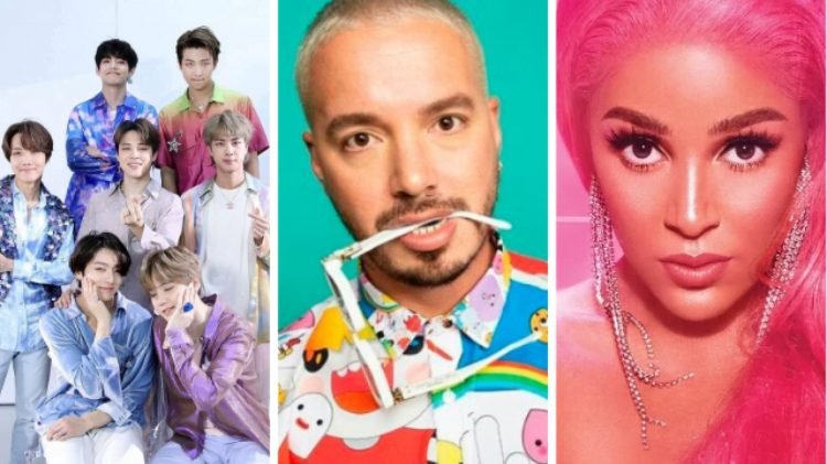 bts j balvin doja cat rap mais 2020 1