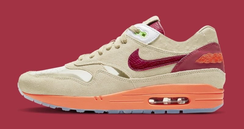 clot nike air max 1 kiss of death 2021 dd1870 100 lateral