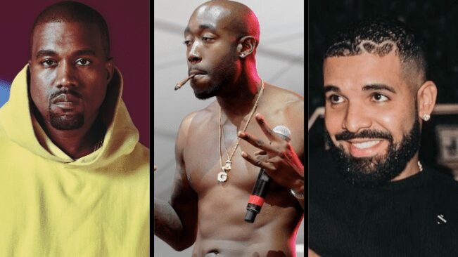 Capa Drake Freddie e Kanye