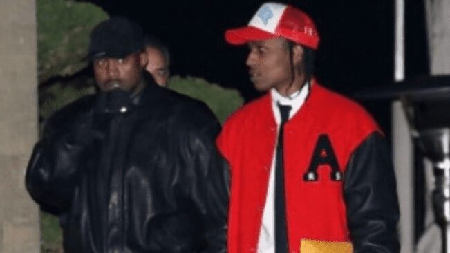 Capa Kanye West e A$AP Rocky