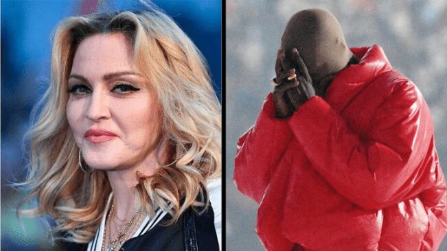 Capa Madonna e Kanye West