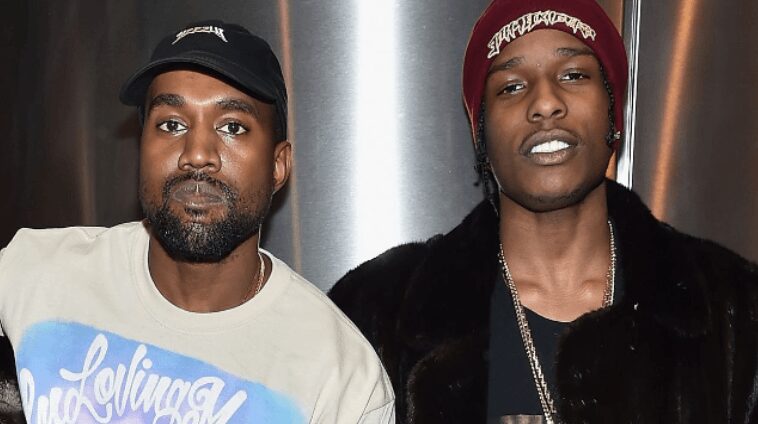 Capa Kanye West e A$AP Rocky