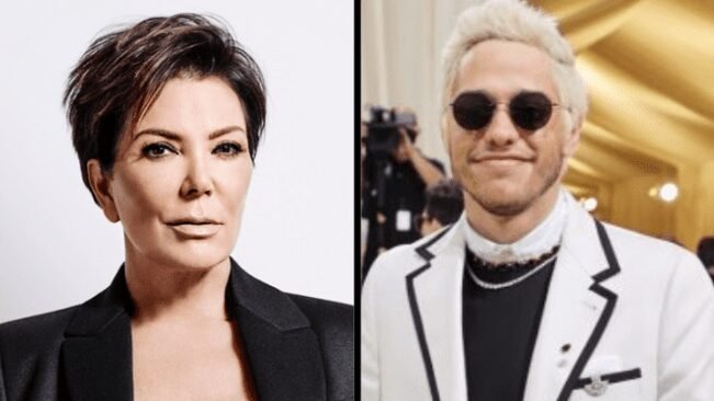 Capa Kris Jenner e Pete Davidson