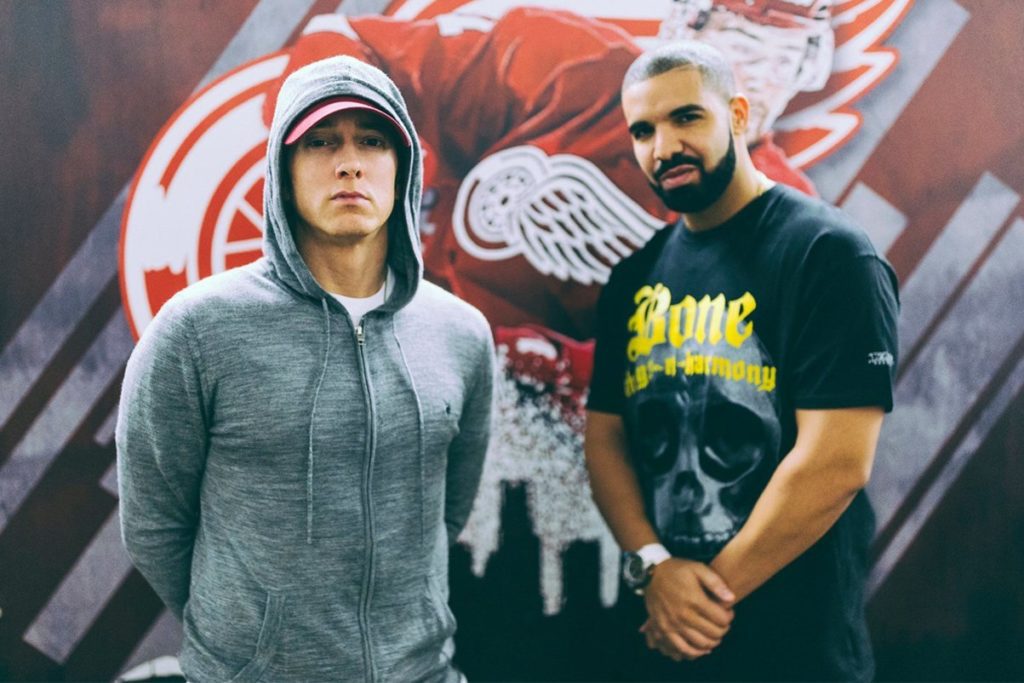 Capa Drake e Eminem