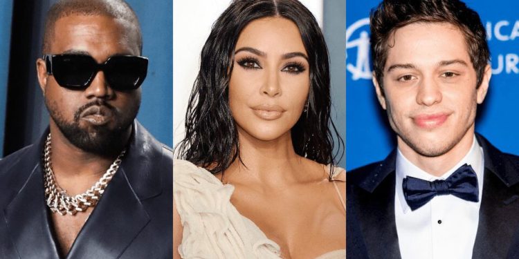 Capa Kanye West, Kim Kardashian e Pete davidson