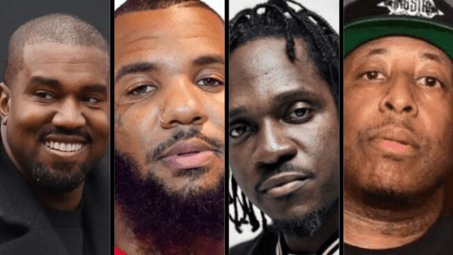 Capa Kanye West, Pusha T, The Game e DJ Premier