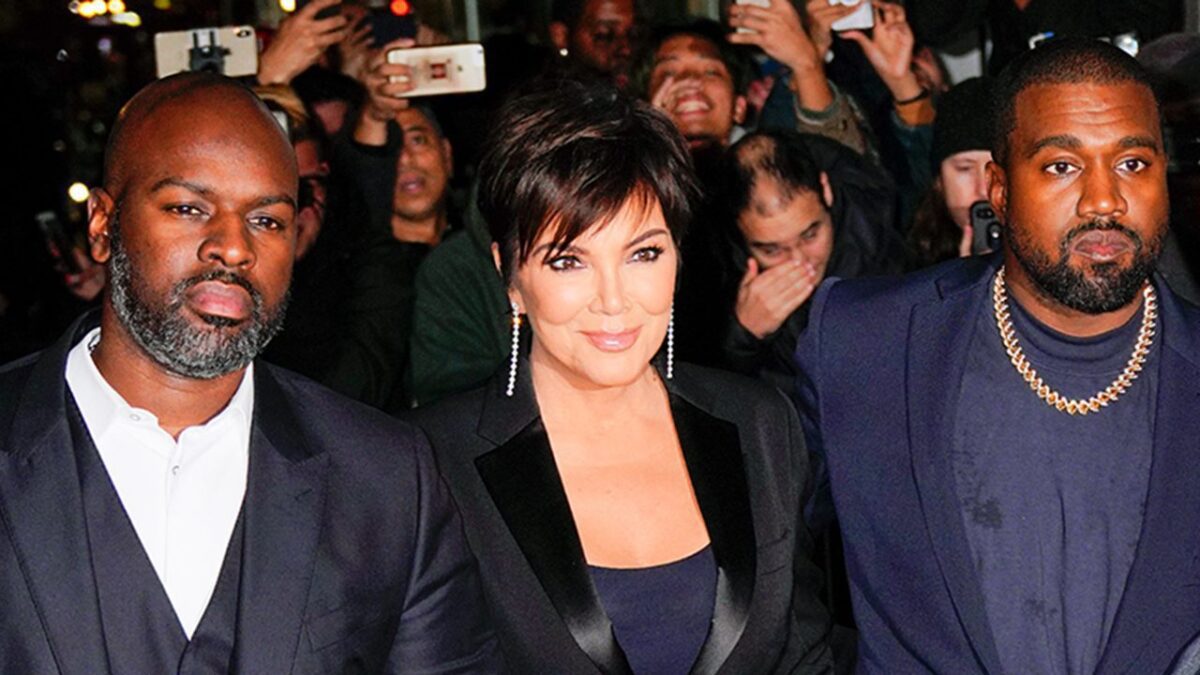 Capa Kanye West, Corey Gamble e Kris Jenner