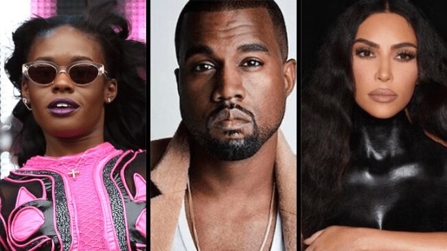 Capa Azealia Banks, Kanye West e Kim Kardashian