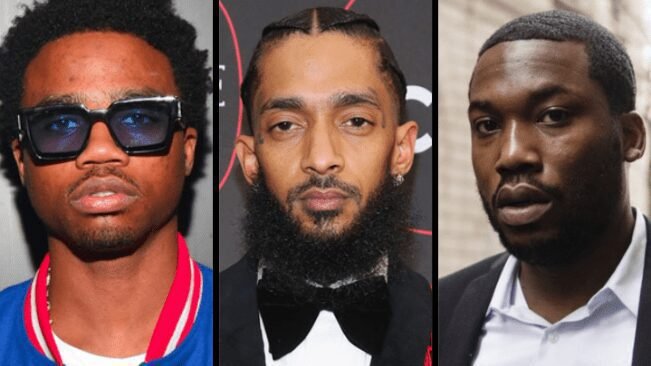 Capa Roddy Ricch, Nipsey Hussle e Meek Mill