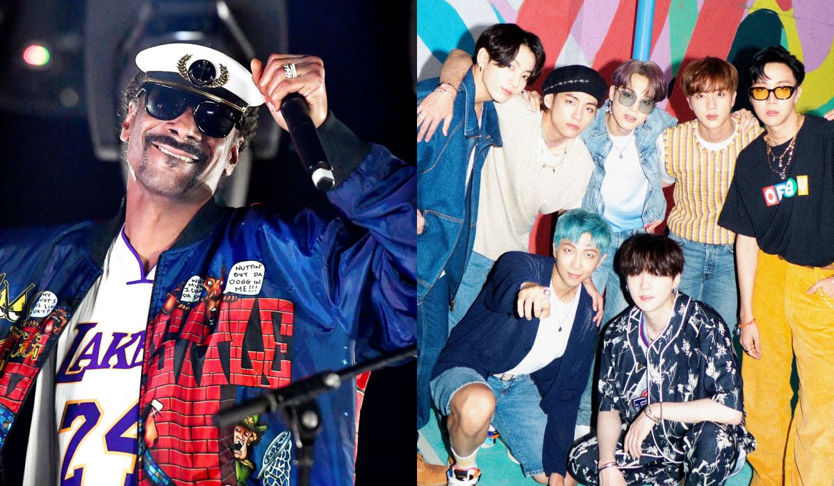 Capa Snoop Dogg e BTS