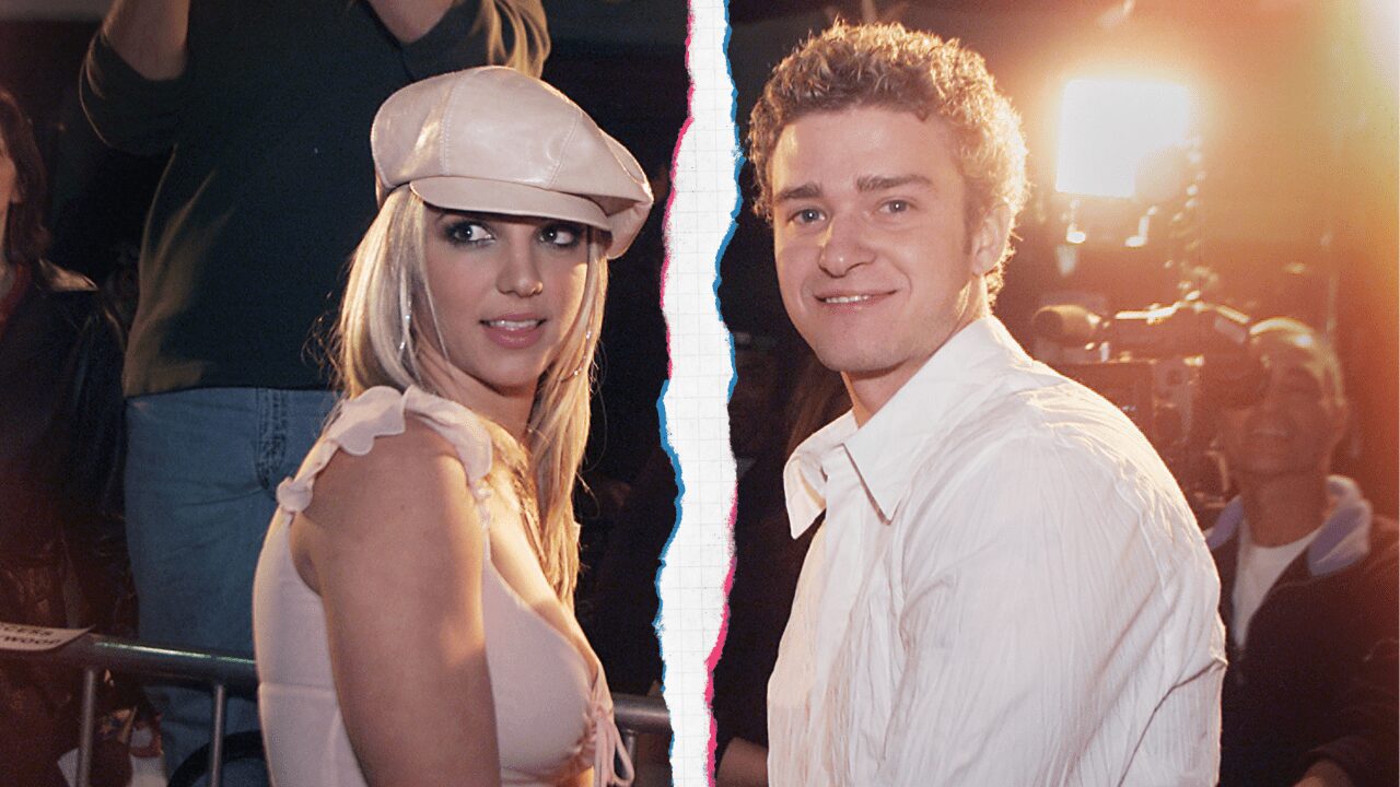 Capa Britney Spears e Justin Timberlake