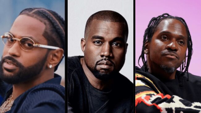 Capa Pusha T, Kanye West e Big Sean
