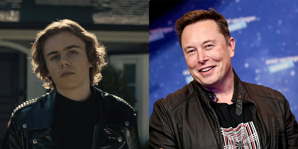 Capa The Kid LAROI e Elon Musk