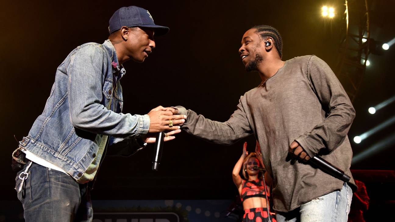 Capa Pharrell e Kendrick Lamar