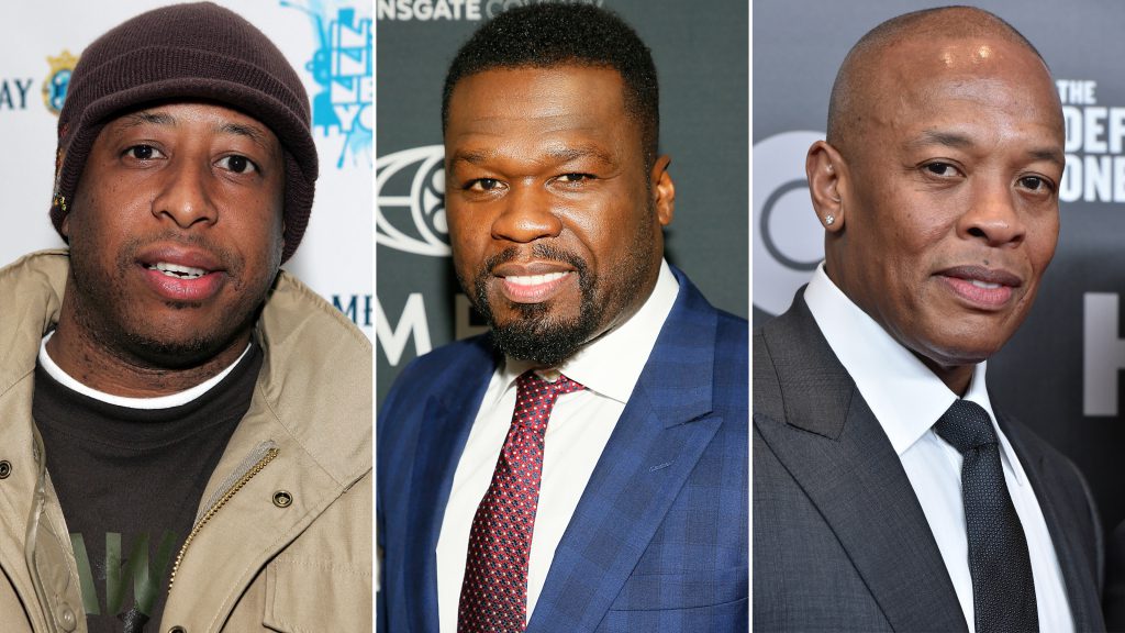 Capa DJ Premier, Dr. Dre e 50 Cent