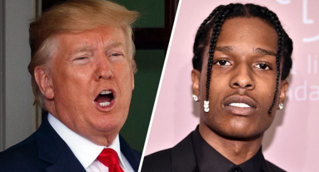 Capa Trump e A$AP Rocky