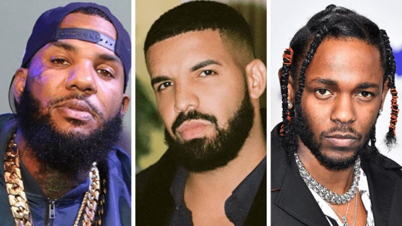 Capa: The Game, Drake e Kendrick Lamar