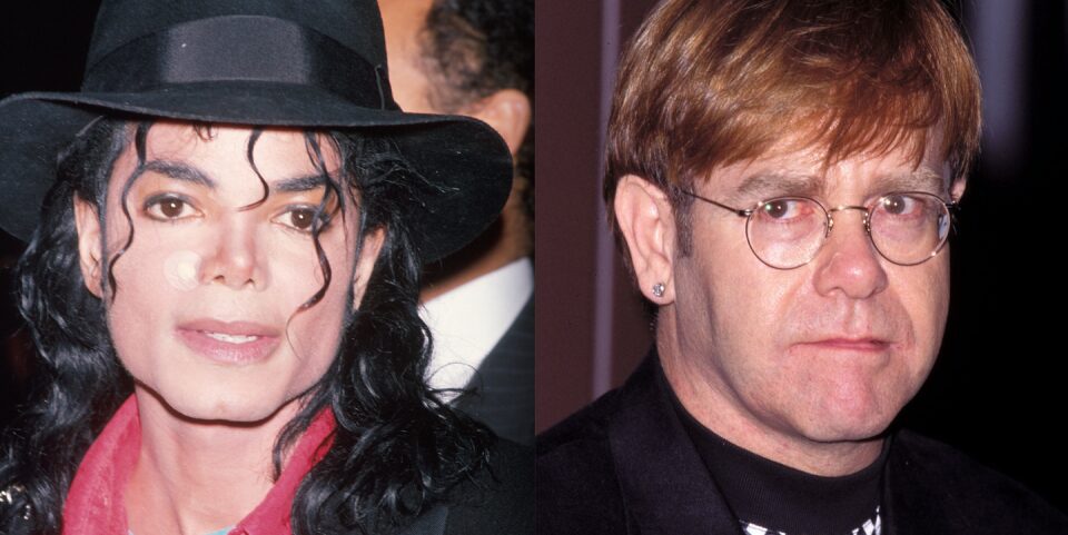 Capa Elton John e Michael Jackson