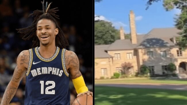 Ja Morant mostra aos fãs sua enorme mansão em Memphis 1 Capa Ja Morant