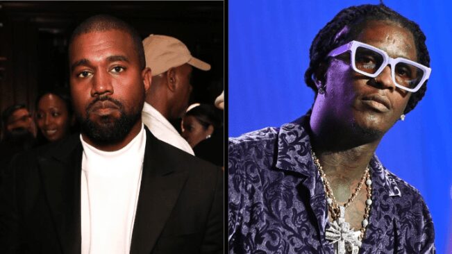 Capa Kanye West e Young Thug