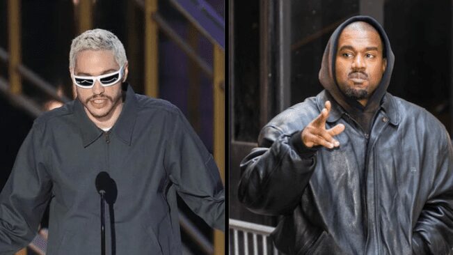 Capa Pete Davidson e Kanye West