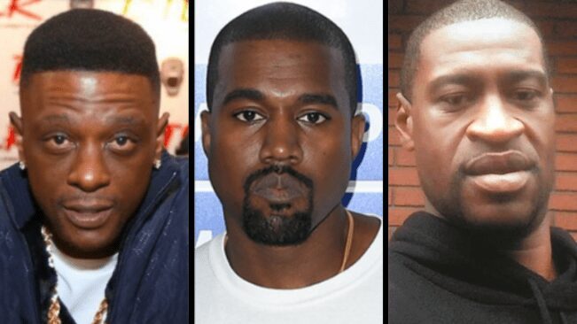 Capa Boosie Badazz, Kanye West e George Floyd