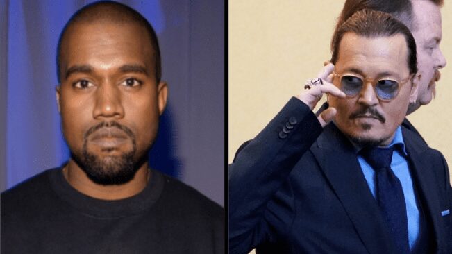 Capa Kanye West e Jhonny Depp