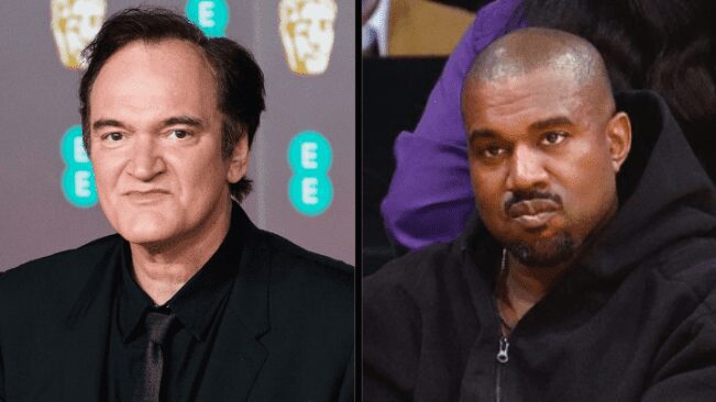 Capa Quentin Tarantino e Kanye West