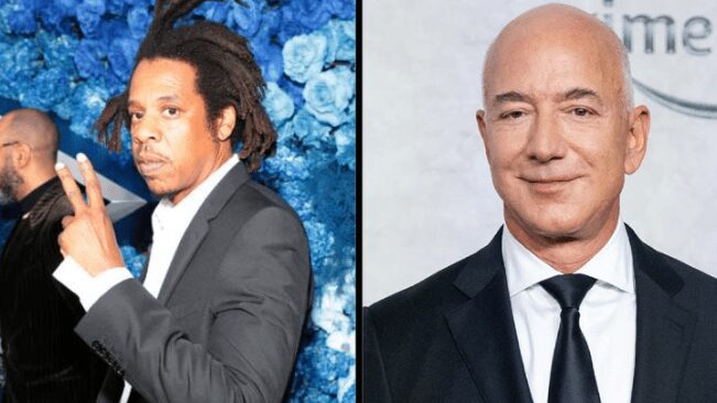 Capa Jay-Z e Jeff Bezos