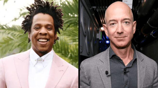 Capa Jay-Z e Jeff Bezos