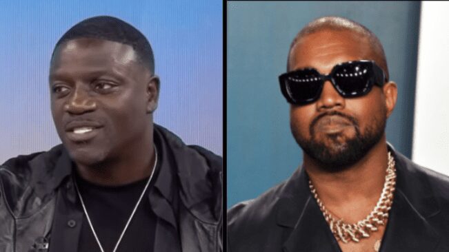 Capa Akon e Kanye West