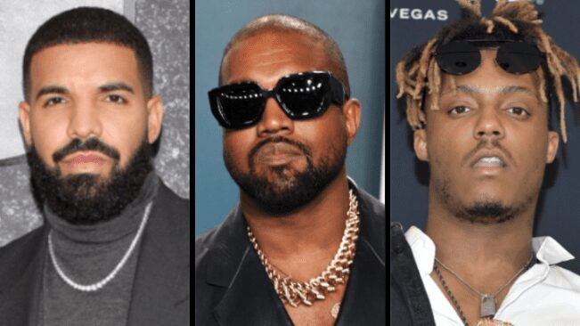 Capa Drake, Kanye West e Juice WRLD