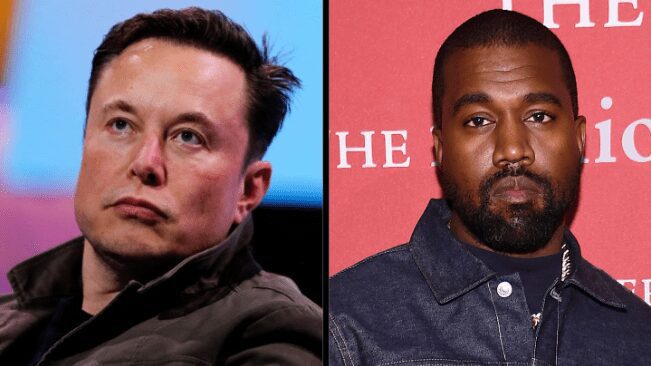 Capa Elon Musk e Kanye West