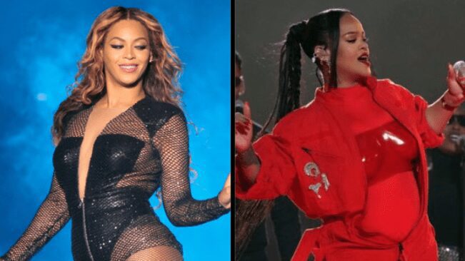Capa Beyoncé e Rihanna