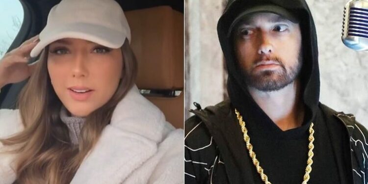 Capa Hailie Jade e Eminem