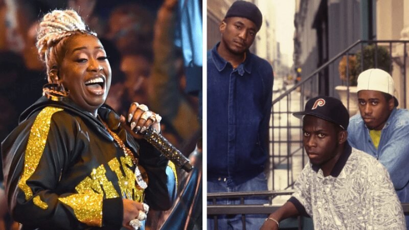 Capa Missy Eliott e A Tribe Called Quest