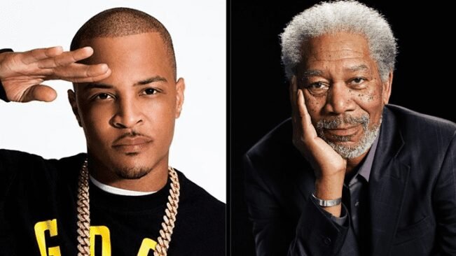 Capa T.I. e Morgan Freeman