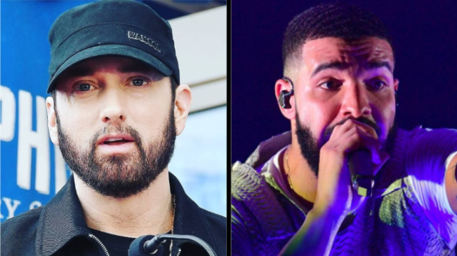 Capa Eminem e Drake
