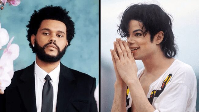 Capa The Weeknd e Michael Jackson