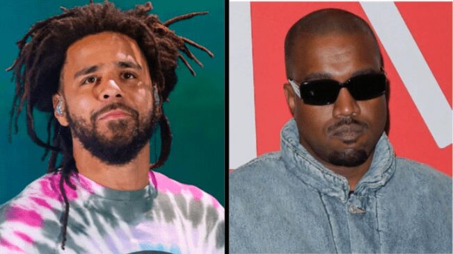 Capa J. Cole e Kanye West