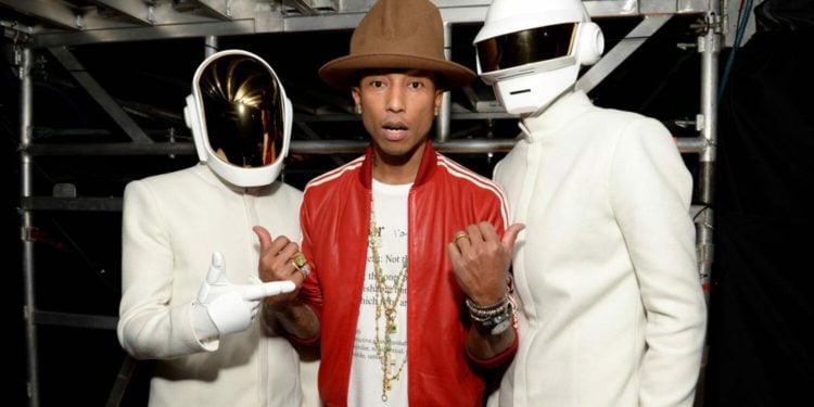 Capa Pharrell e Daft Punk