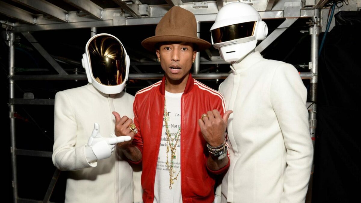 Capa Pharrell e Daft Punk