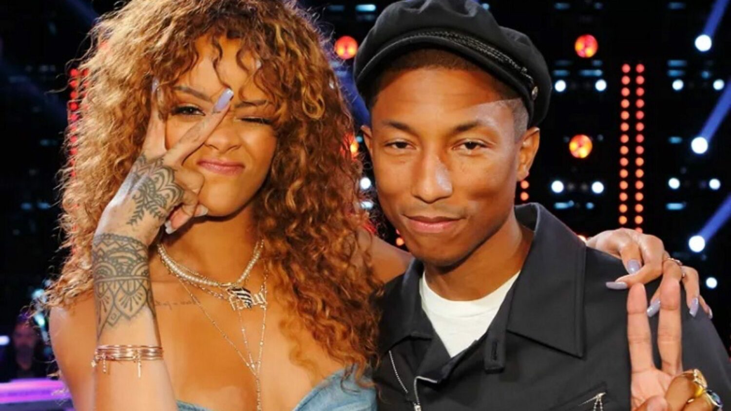 Capa Pharrell e Rihanna