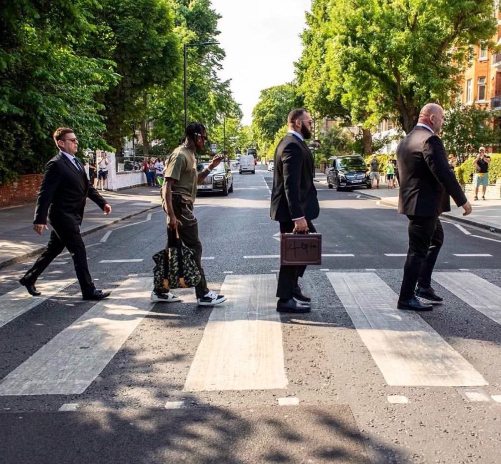 Capa Travis Scott beatles