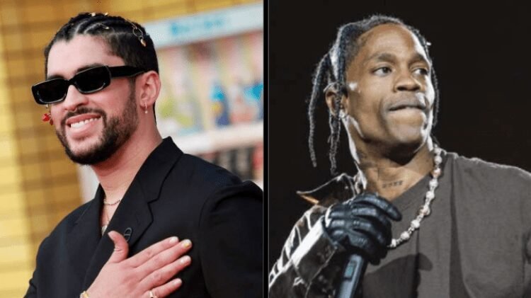 Bad Bunny confirma nova música com Travis Scott 1 Capa Bad Bunny e Travis Scott
