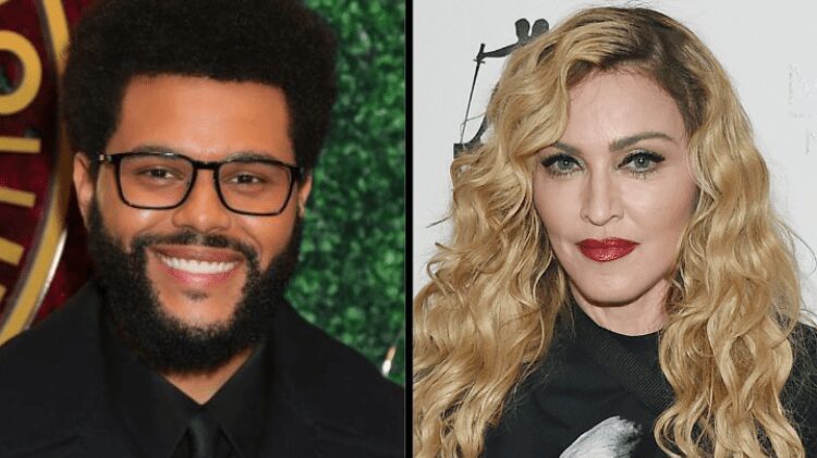 Capa The Weeknd e Madonna